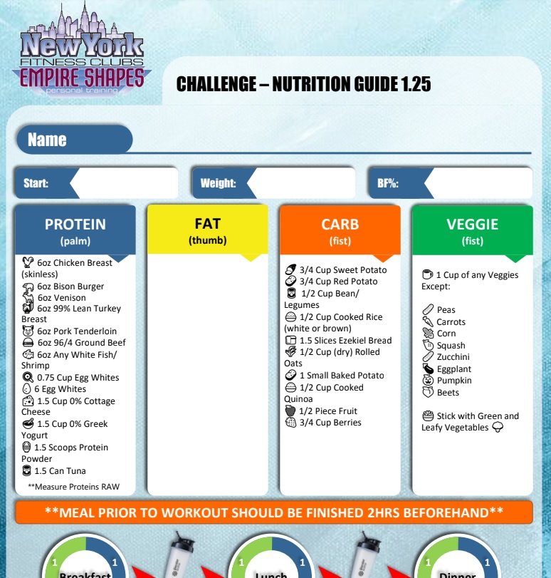 6 Week Challenge New York Fitness Clubs